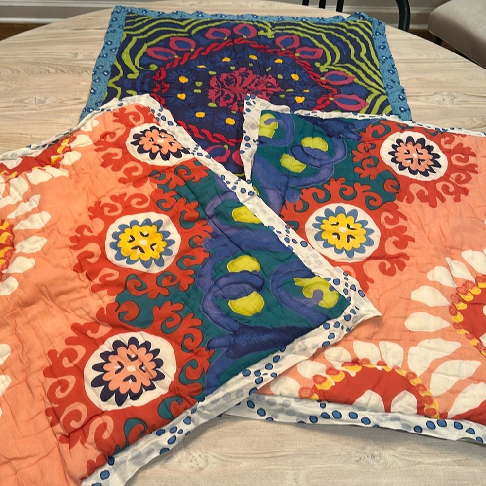 Anthropologie Euro Sham (x3)